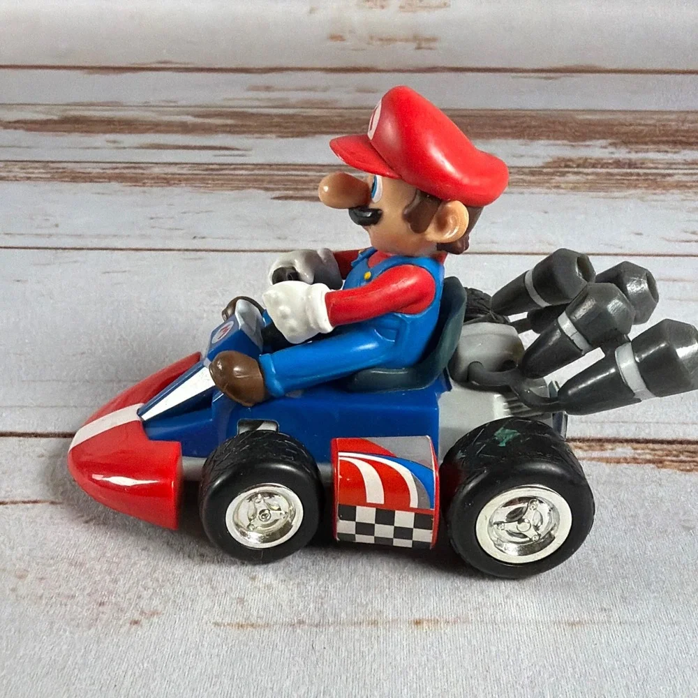 Mario Kart Wii Mini RC Radio Control Kart 2011 TESTED WORKING No Remote